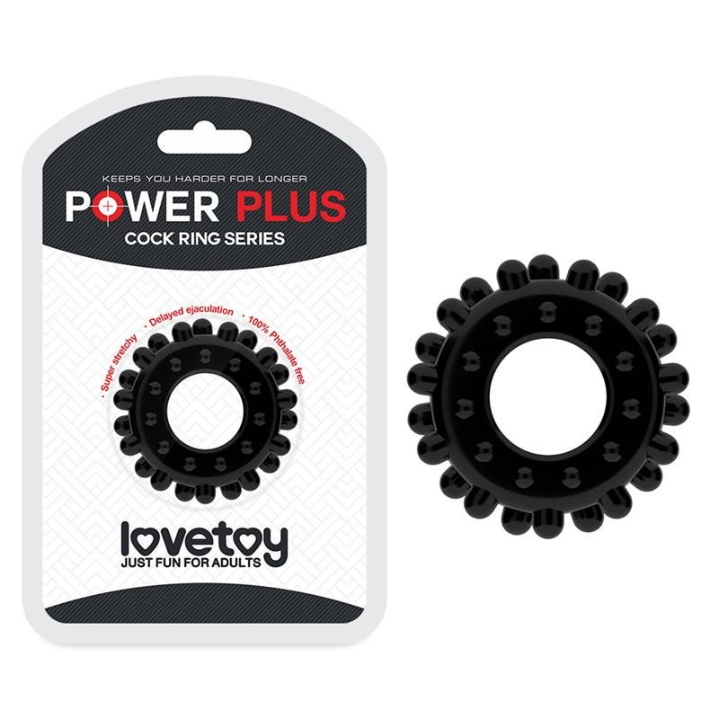 Anillo para el Pene Power Plus Negro - Imagen 4