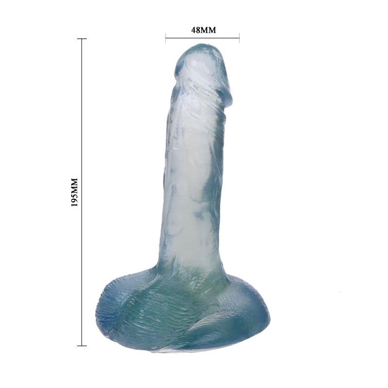 Baile Dildo Transparente - Imagen 3