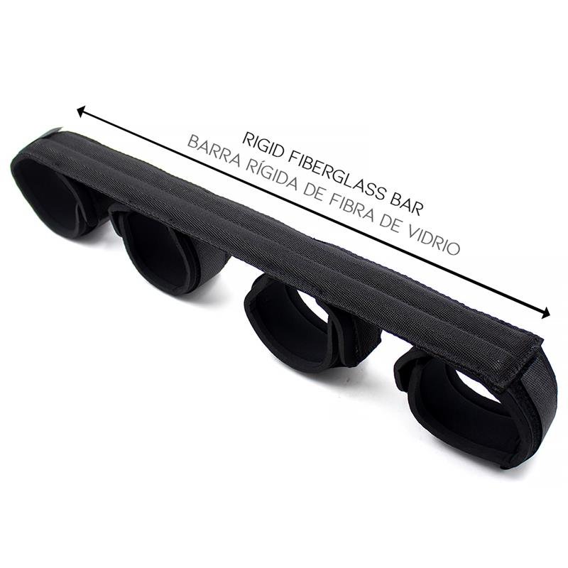 Barra Espaciadora con Barra Rígida y Esposas con Esponja - Imagen 3