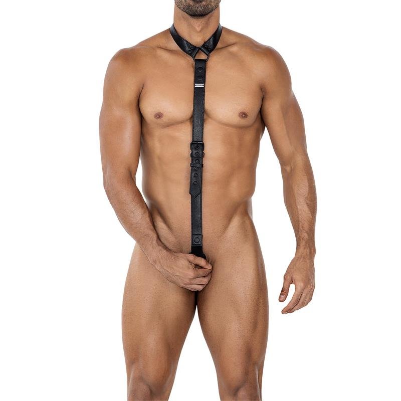 BL4CK08 C-Ring Body Collar Blackleatherlike Talla Única - Imagen 3