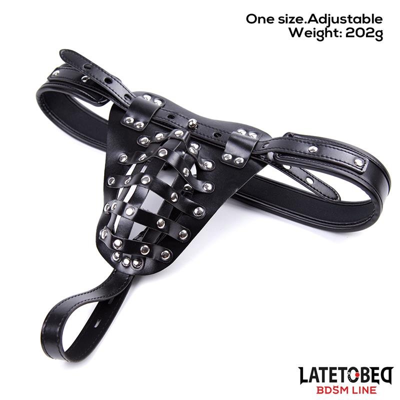 Cinturón de Castidad Masculino con Candado Ajustable - Imagen 3