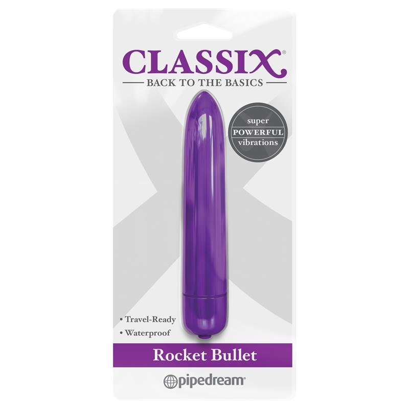 Classix Bala Vibrador Rocket Púrpura - Imagen 3