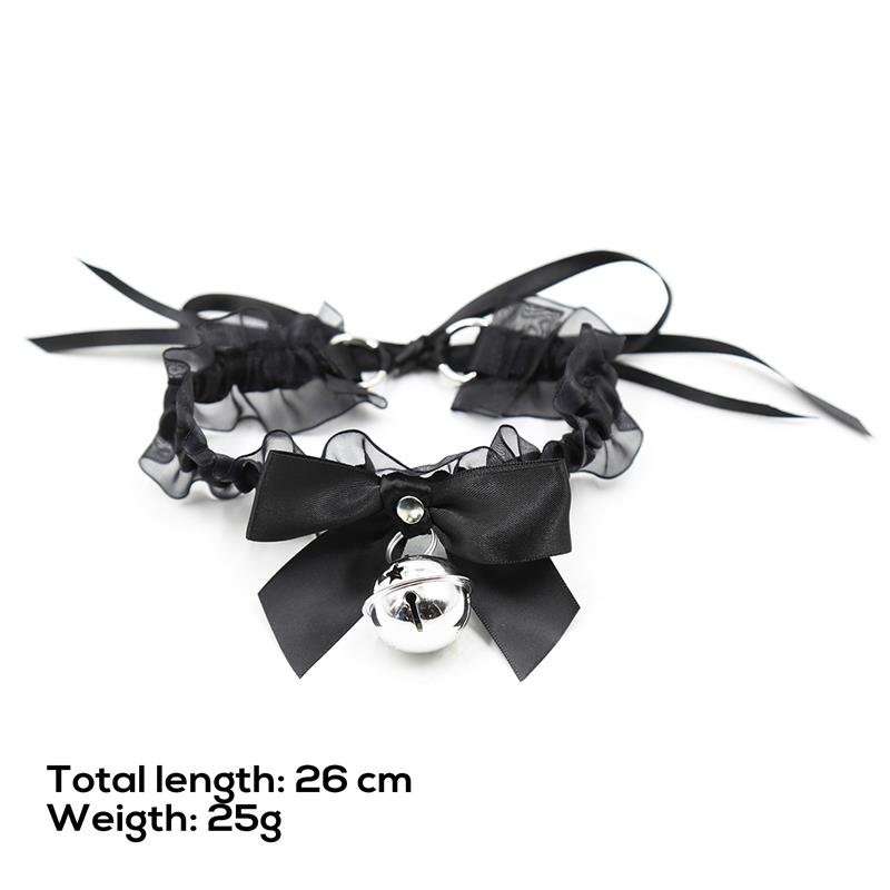 Collar con Lazo, Cascabel y Encaje - Imagen 5