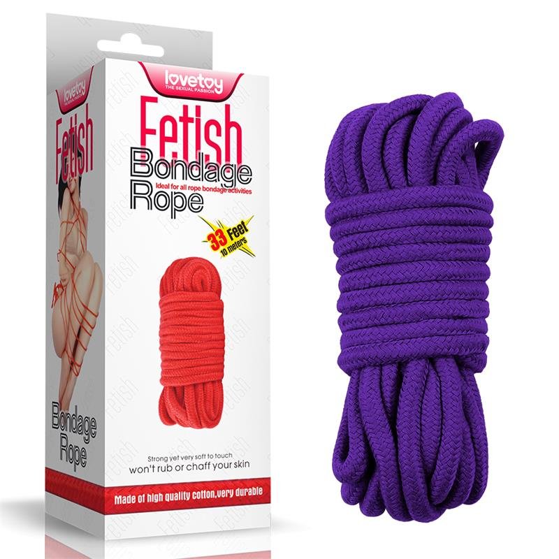 Cuerda Bondage Suave Púrpura - Imagen 3