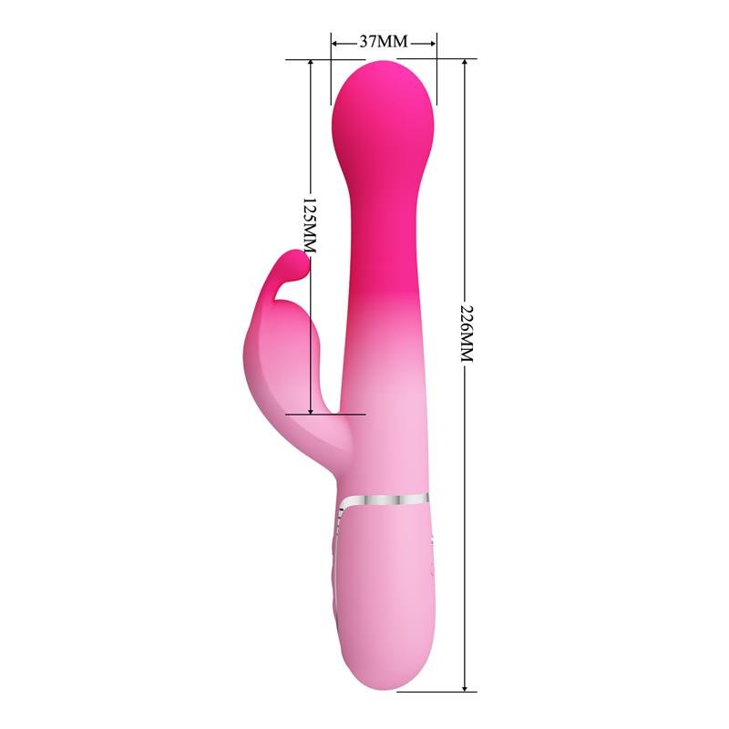 Dejon Vibrador con Thrusting y Bolas Rotatorias - Imagen 3
