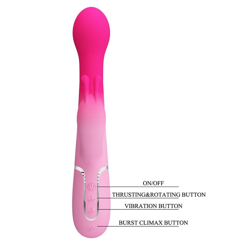Dejon Vibrador con Thrusting y Bolas Rotatorias - Imagen 5