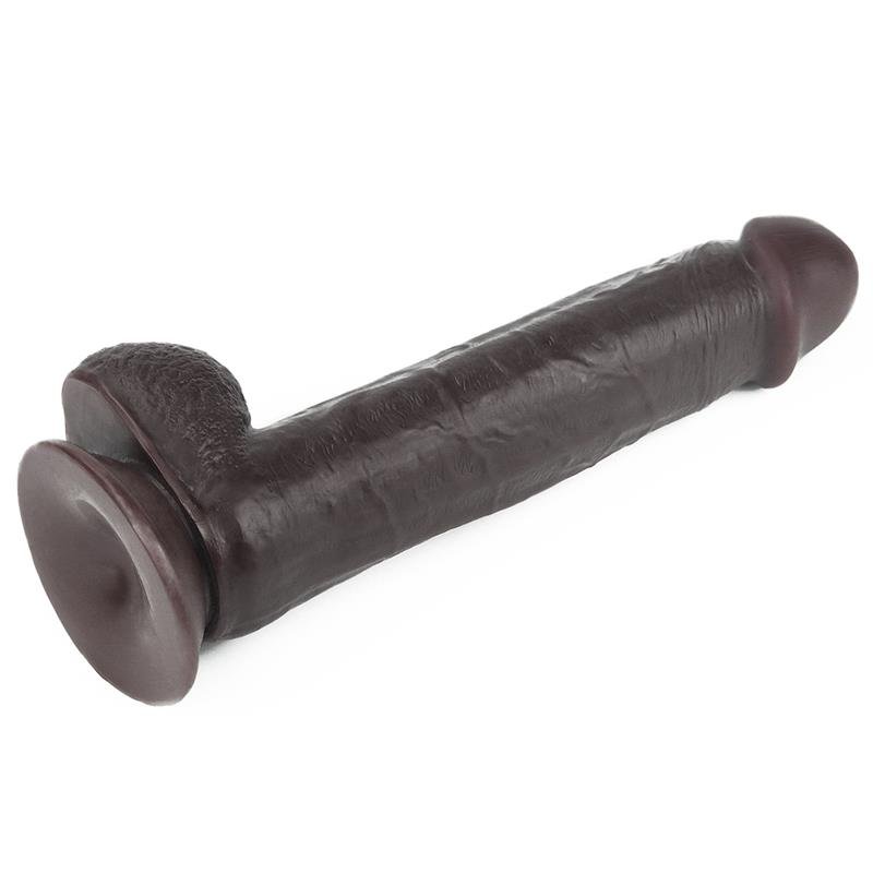 Dildo con Piel Retractil 9 Negro - Imagen 6