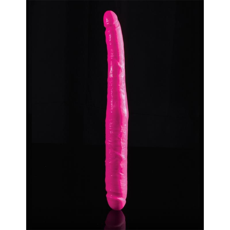 Dildo Doble 40,6 cm Rosa - Imagen 3