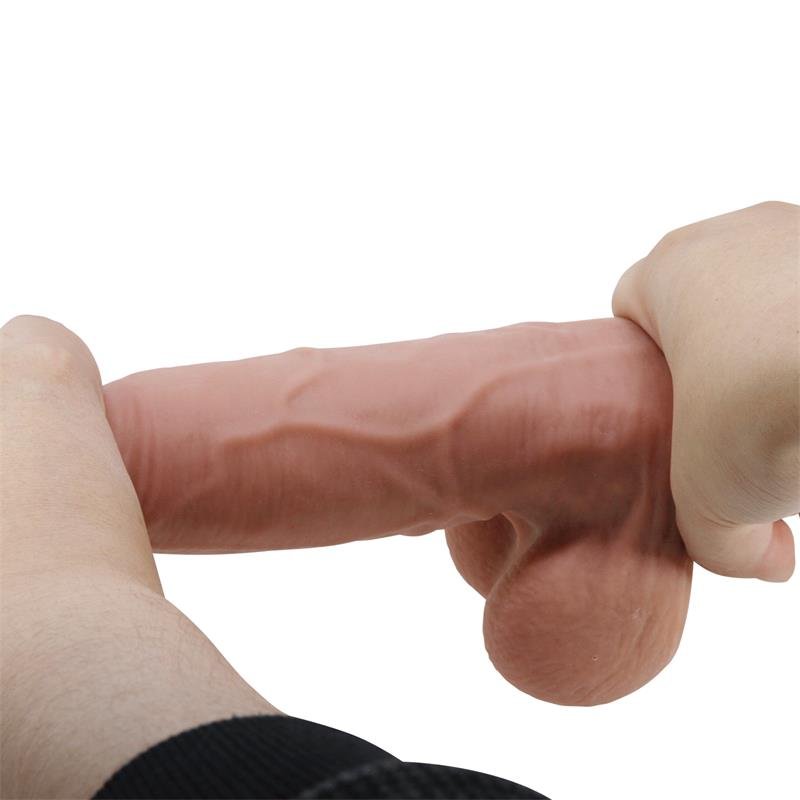 Dildo Realista Piel Deslizante Retractil 21.8 cm - Imagen 3