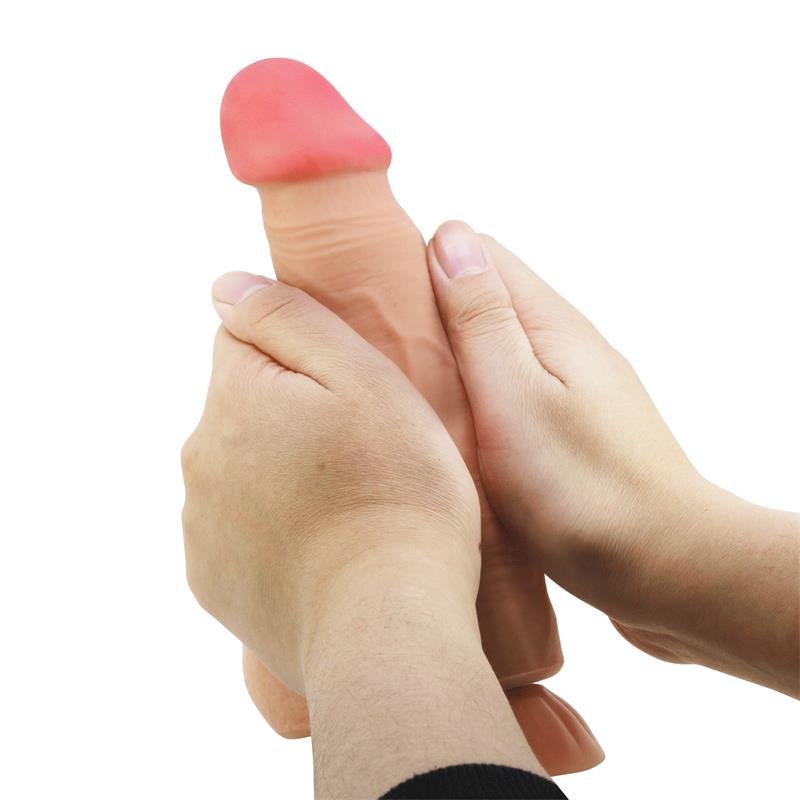 Dildo Realista Piel Deslizante Retractil 21.8 cm - Imagen 3