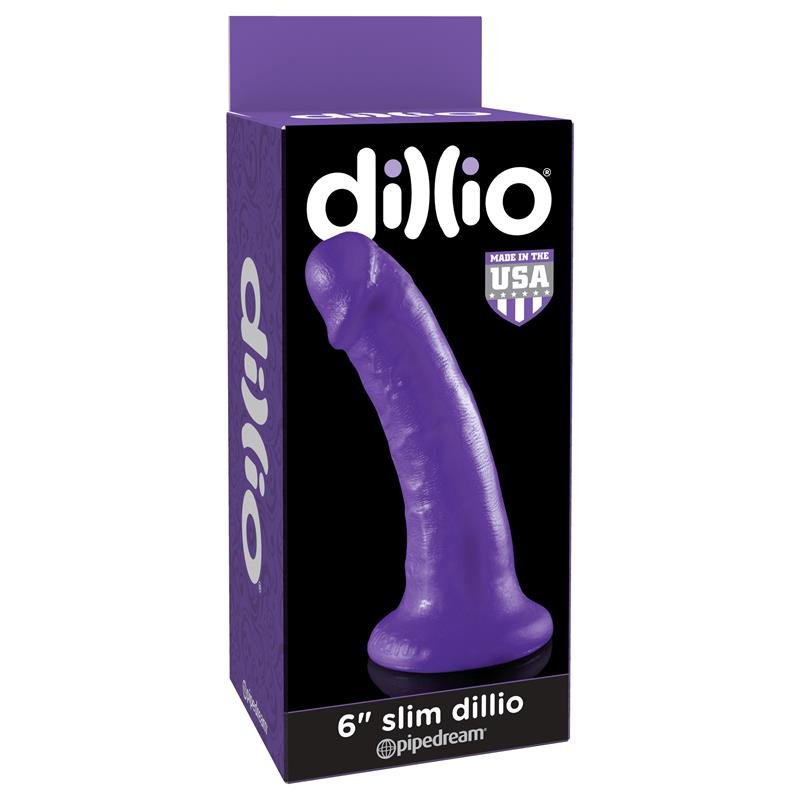 Dildo Slim 15,2 cm Púrpura - Imagen 4