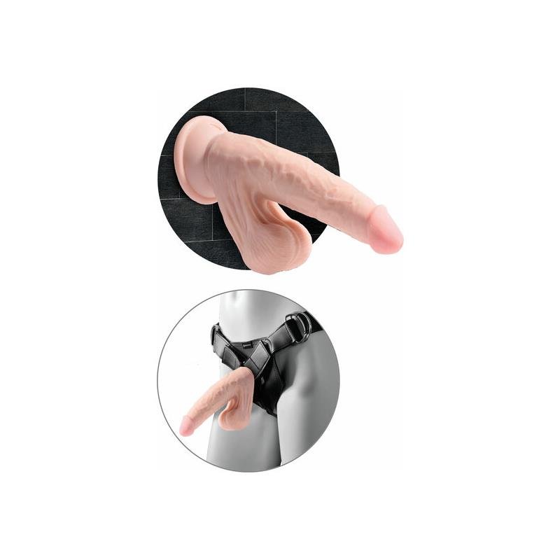 Dildo Triple Densidad Testículos Oscilantes 7 - Imagen 5