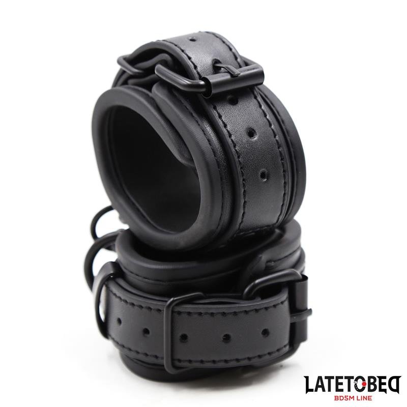 Esposas Neopreno Ajustables Negro - Imagen 4