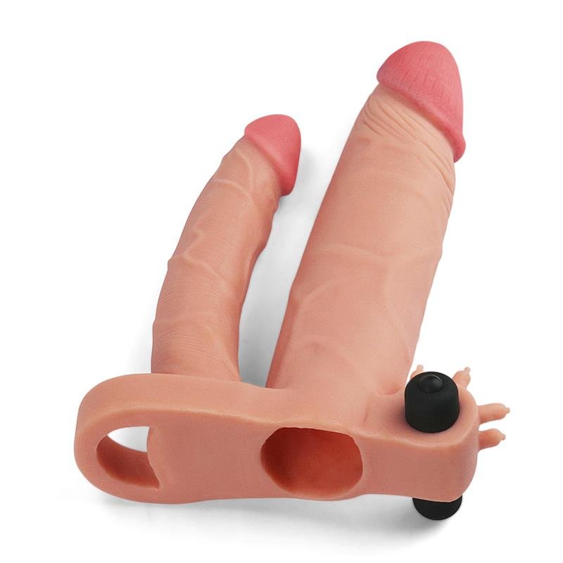 Funda para el Pene Doble con Vibración +1 - Imagen 4