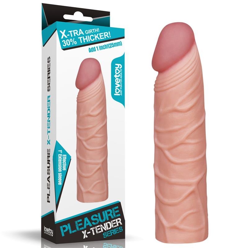 Funda para el Pene Pleasure X Tender Natural - Imagen 3