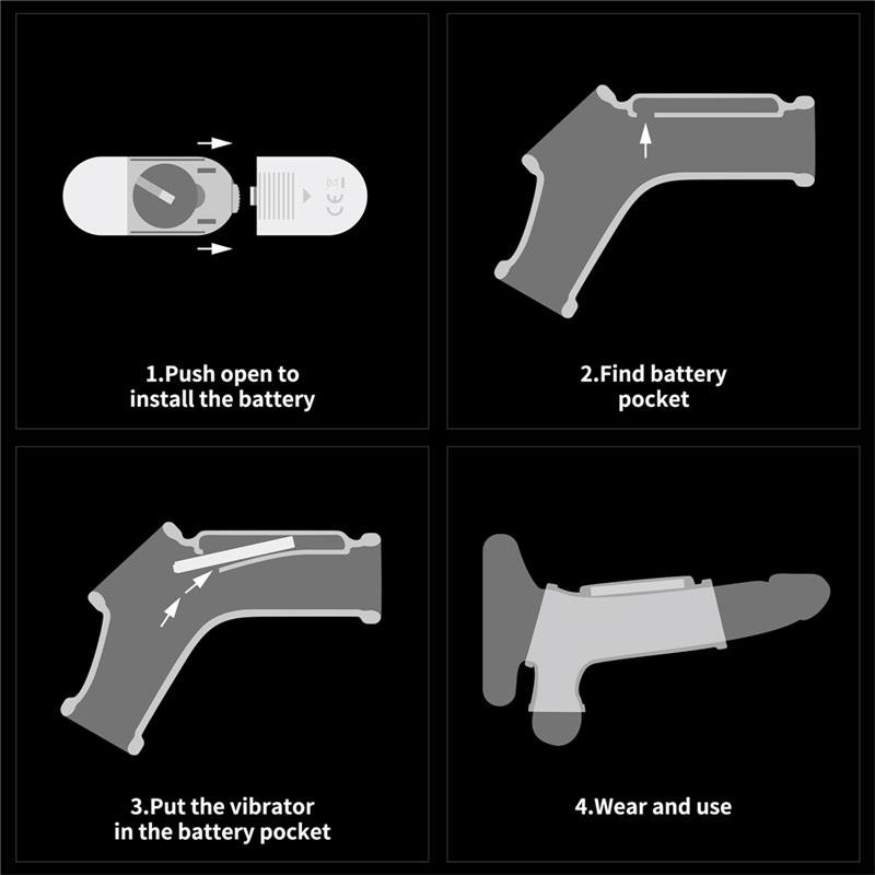 Funda Pene y Testículos con Vibración Silk Knights - Imagen 3