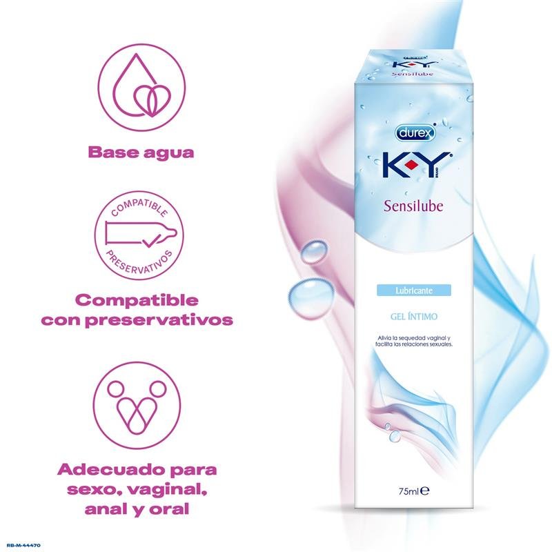 Lubricante Base Agua Sensilube KY 75 ml - Imagen 4