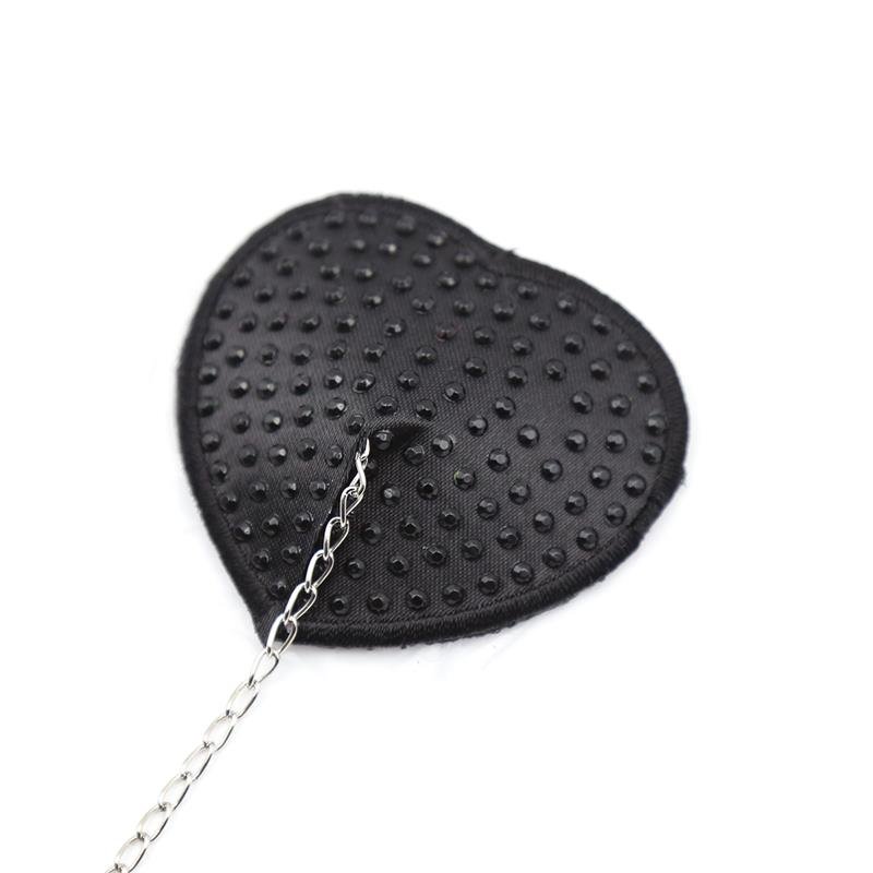 Pezoneras con Cadena de Metal Negro - Imagen 6