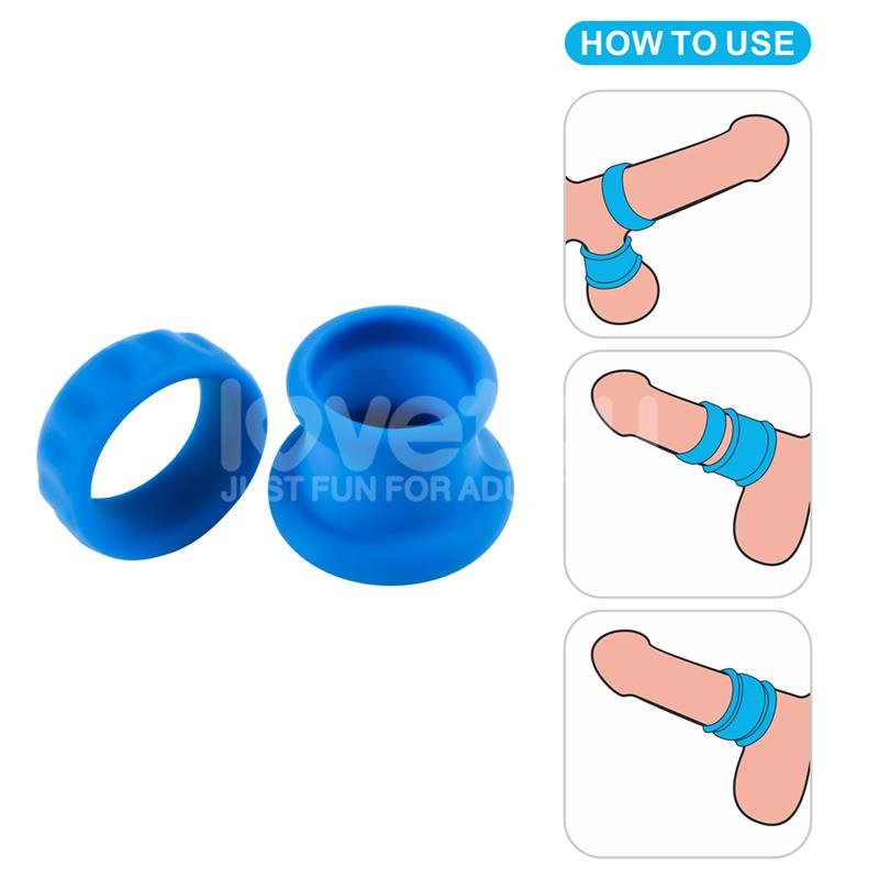 Pinnacle Pro Twin Flex Stretcher Anillo Doble para el Pene - Imagen 5