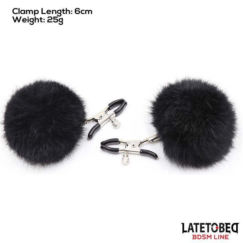 Pinzas para Pezones con Pelo Negro - Imagen 3