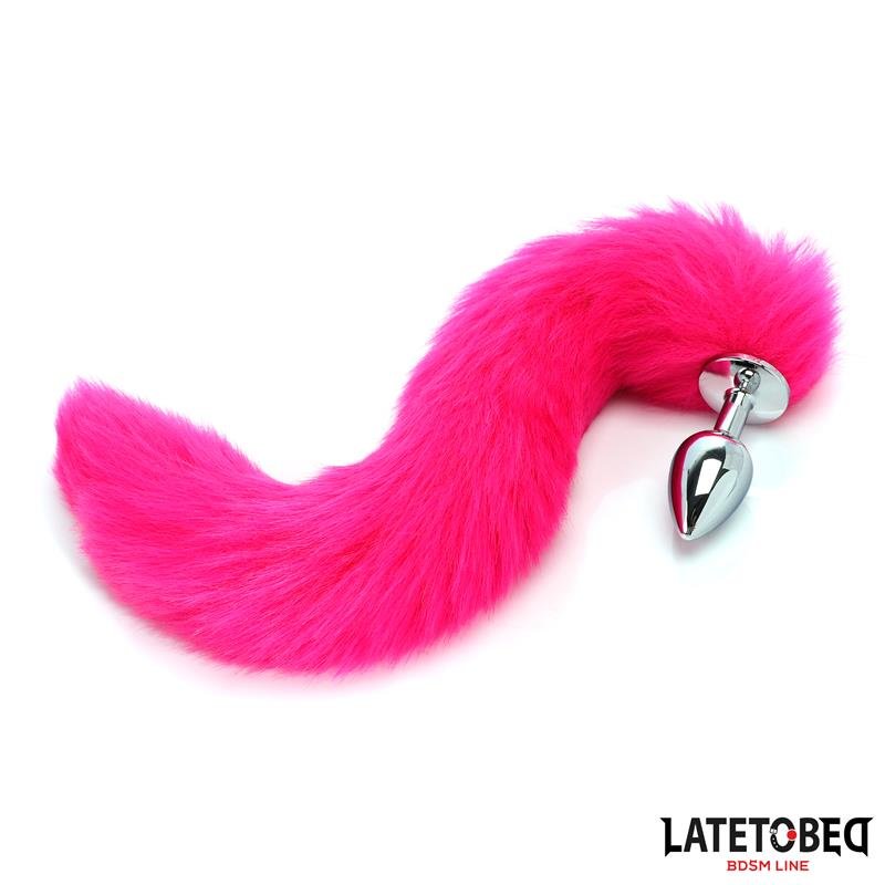 Plug Anal con Cola Hot Pink 40 cm - Imagen 5