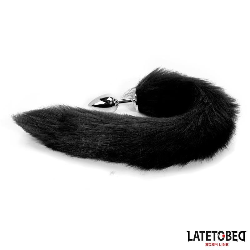 Plug Anal con Cola Negro 40 cm - Imagen 6