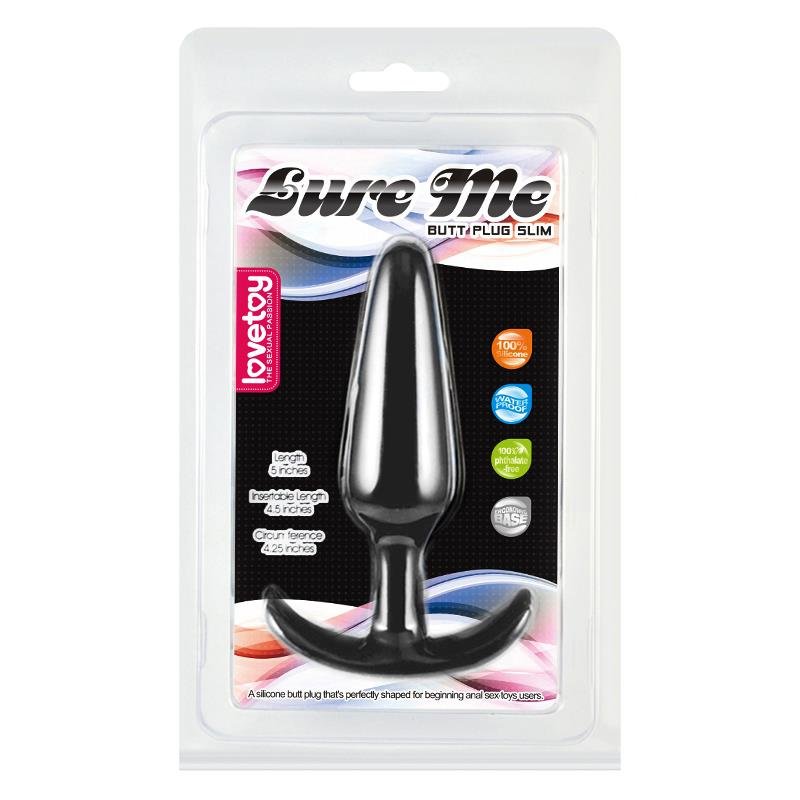 Plug Anal Lure Me Talla L Negro - Imagen 6