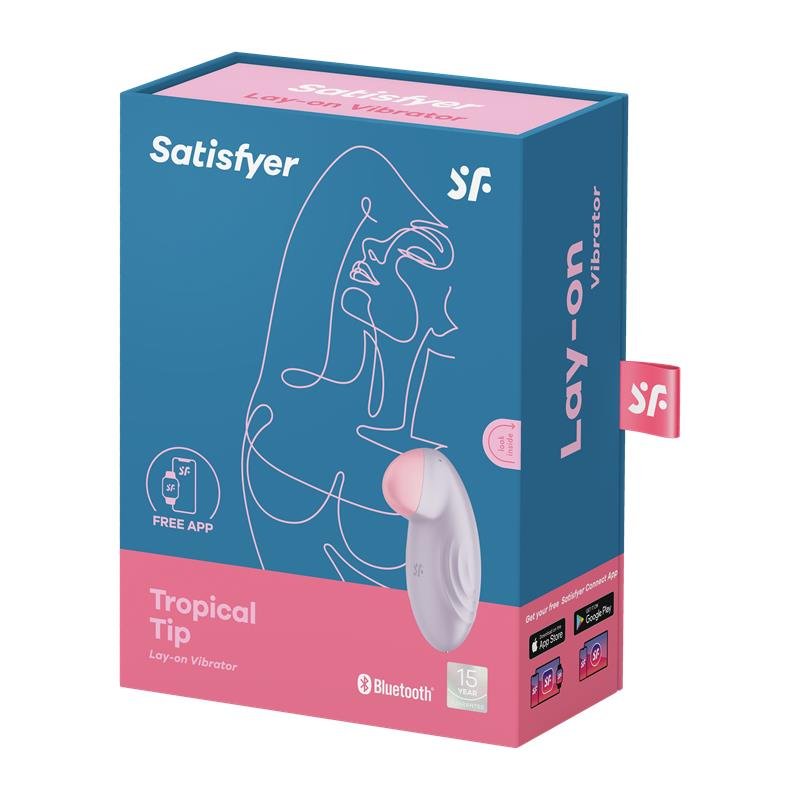 Tropical Tip con APP Satisfyer Connect Lila - Imagen 3