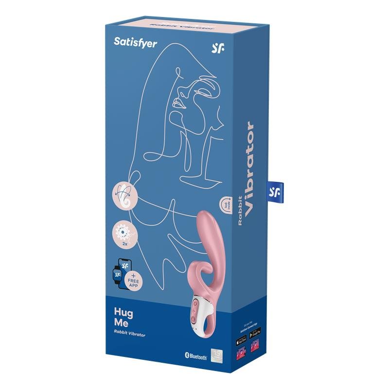 Vibrador Hug Me con APP Satisfyer Connect Rosa - Imagen 3