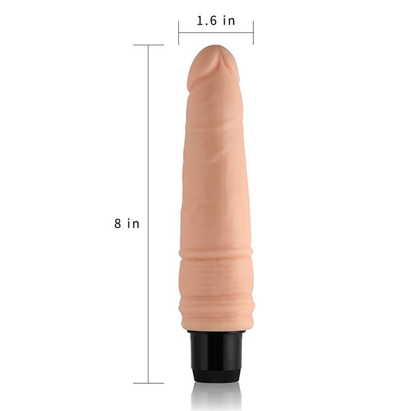 Vibrador Real Feel 7.5 Natural - Imagen 3