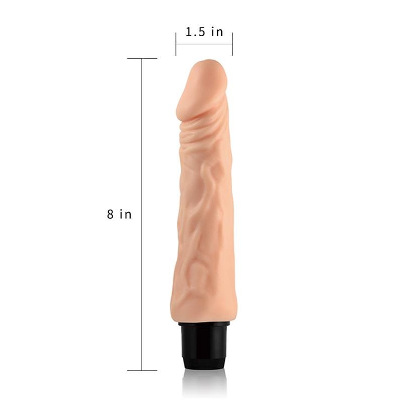 Vibrador Real Feel 8 Natural - Imagen 3