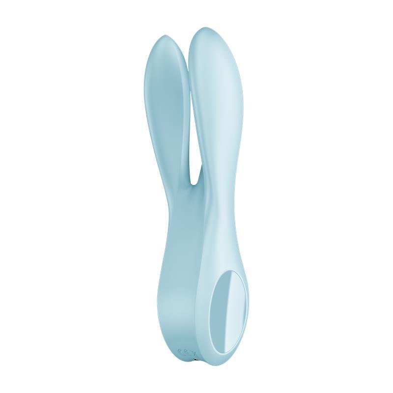 Vibrador Threesome 1 Light Azul - Imagen 4