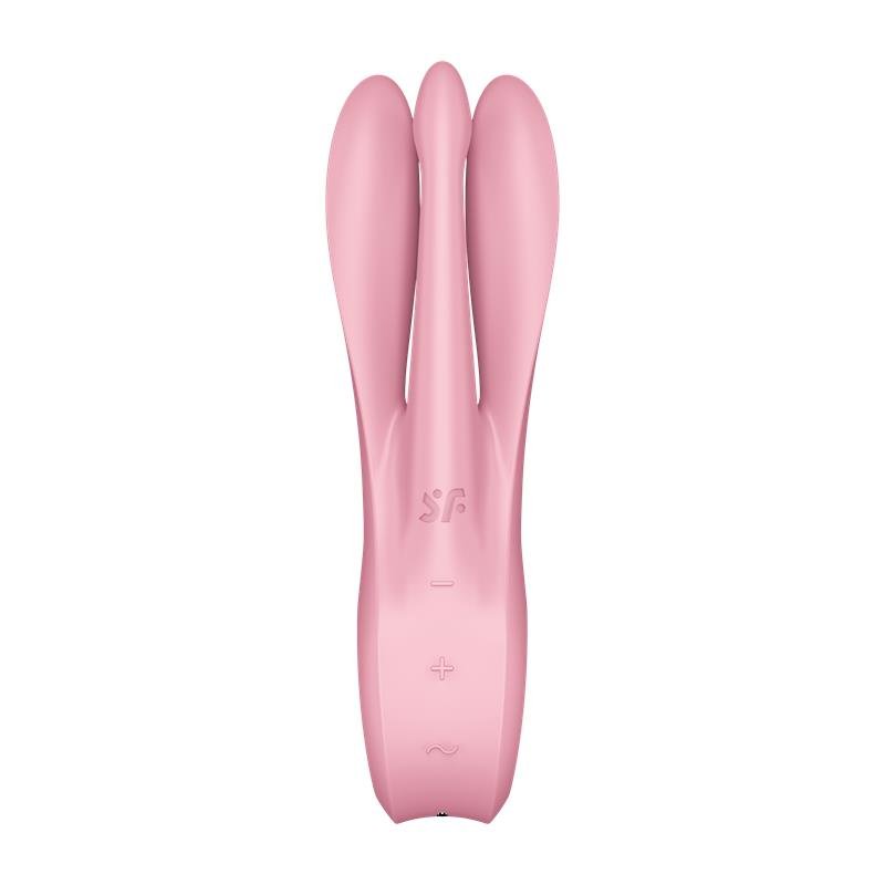 Vibrador Threesome 1 Rosa - Imagen 4