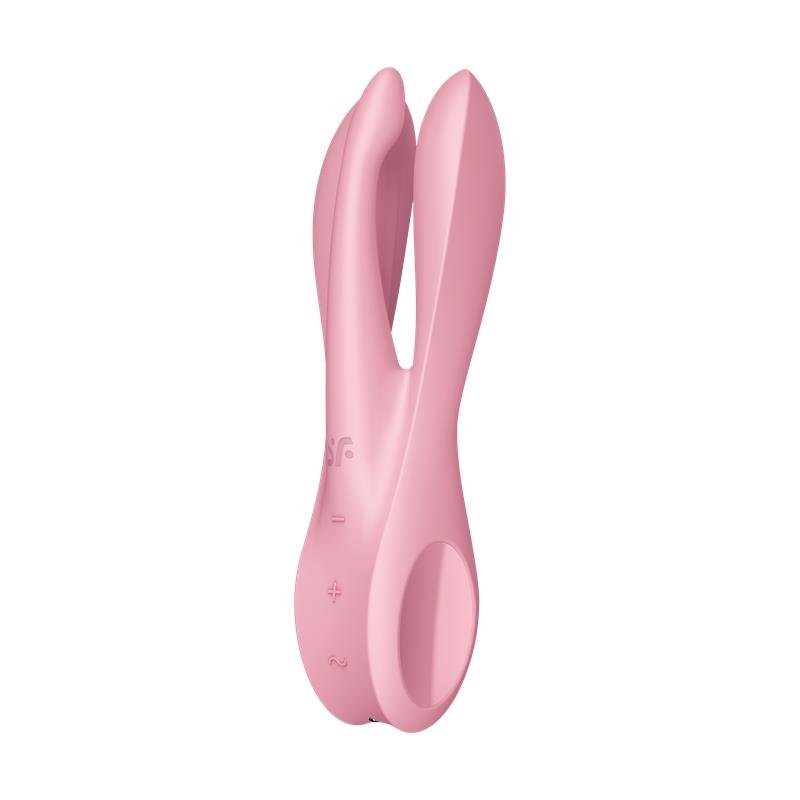 Vibrador Threesome 1 Rosa - Imagen 5
