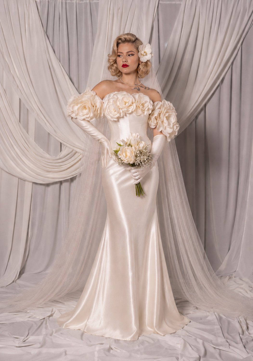 Chica vestida de Novia por Steven